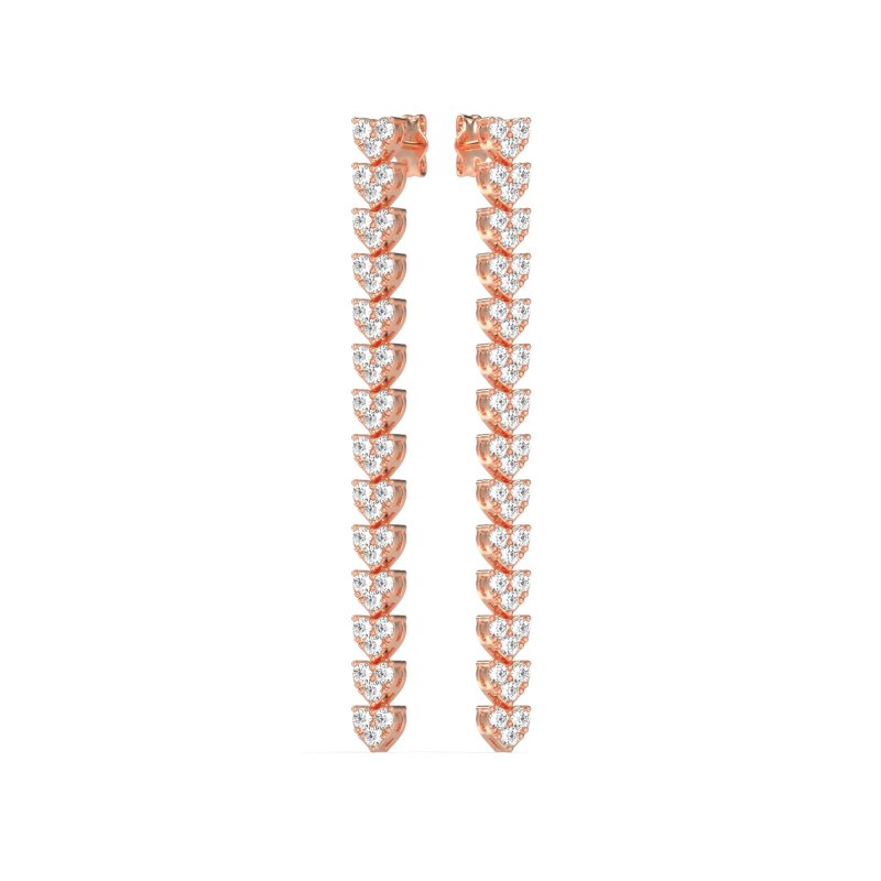 Designer Linear Drop Earrings
