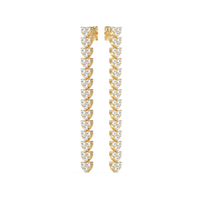 Designer Linear Drop Earrings