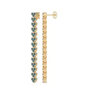 Designer Linear Drop Earrings
