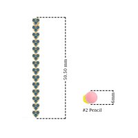 Designer Linear Drop Earrings