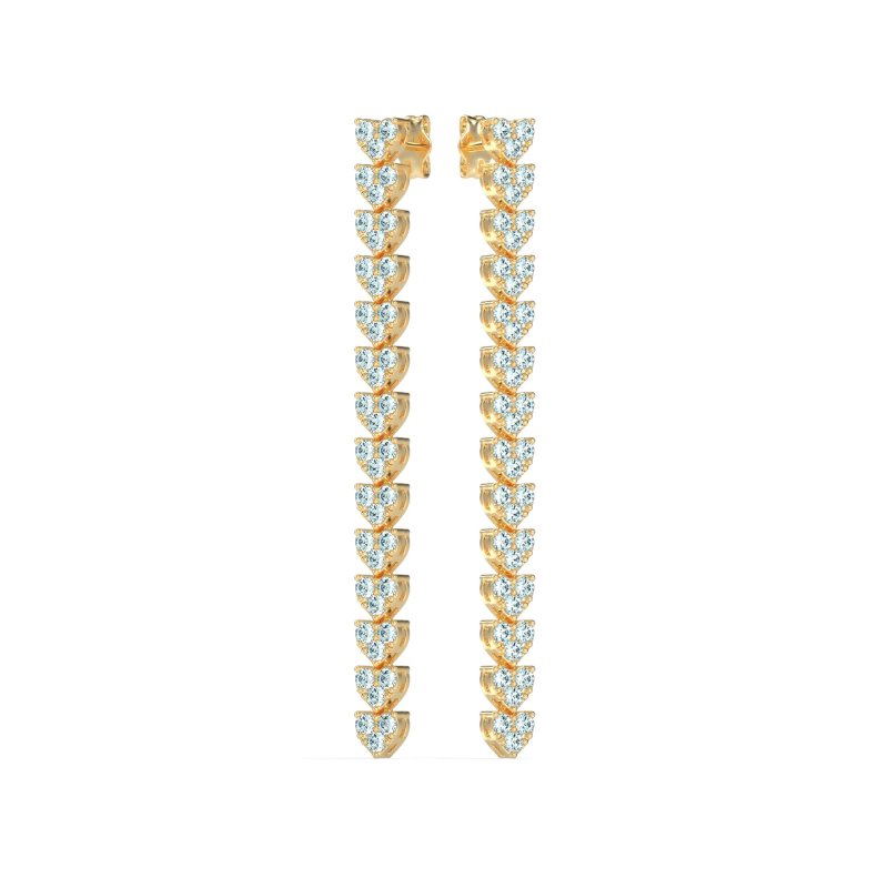 Designer Linear Drop Earrings