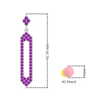 Paper Clip Dangling Drop Earrings