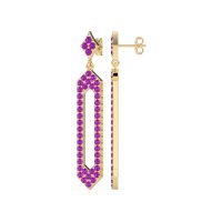 Paper Clip Dangling Drop Earrings