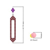 Paper Clip Dangling Drop Earrings