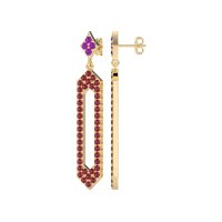 Paper Clip Dangling Drop Earrings