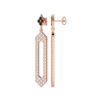 Paper Clip Dangling Drop Earrings