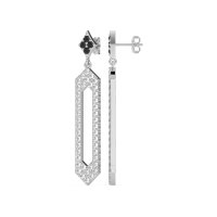 Paper Clip Dangling Drop Earrings