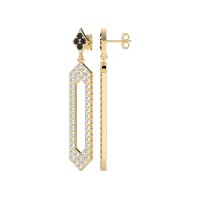 Paper Clip Dangling Drop Earrings