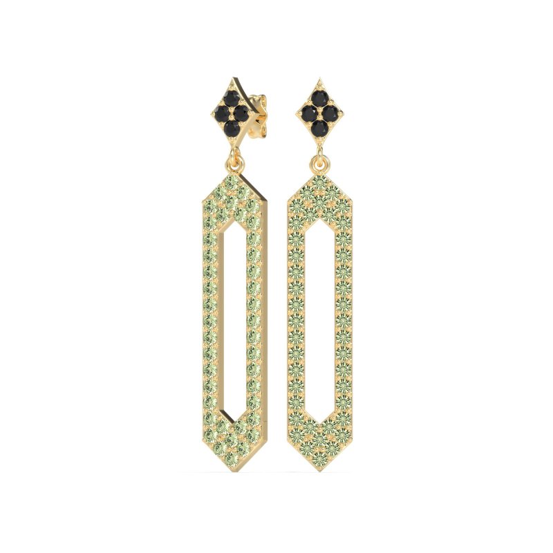 Paper Clip Dangling Drop Earrings