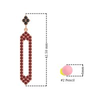 Paper Clip Dangling Drop Earrings