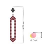 Paper Clip Dangling Drop Earrings