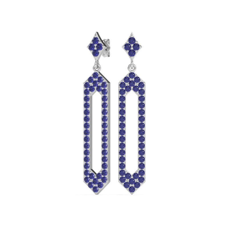 Paper Clip Dangling Drop Earrings