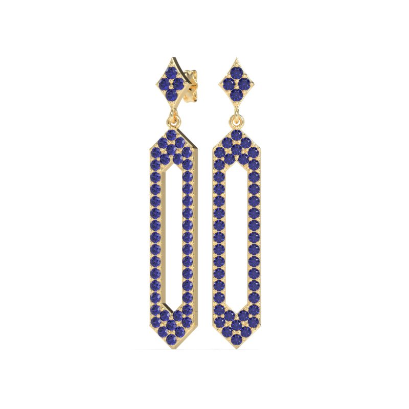 Paper Clip Dangling Drop Earrings