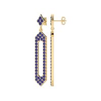 Paper Clip Dangling Drop Earrings
