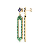 Paper Clip Dangling Drop Earrings