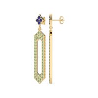 Paper Clip Dangling Drop Earrings