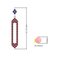 Paper Clip Dangling Drop Earrings