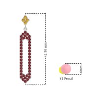 Paper Clip Dangling Drop Earrings