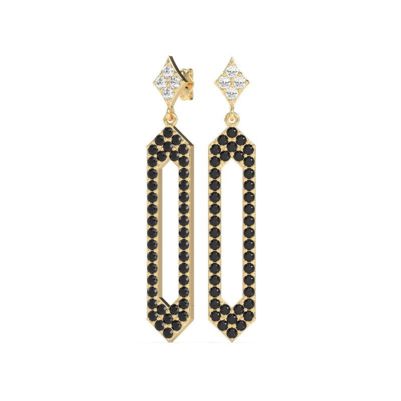 Paper Clip Dangling Drop Earrings