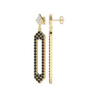 Paper Clip Dangling Drop Earrings
