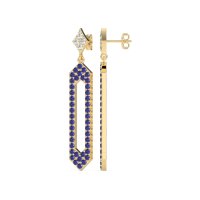 Paper Clip Dangling Drop Earrings