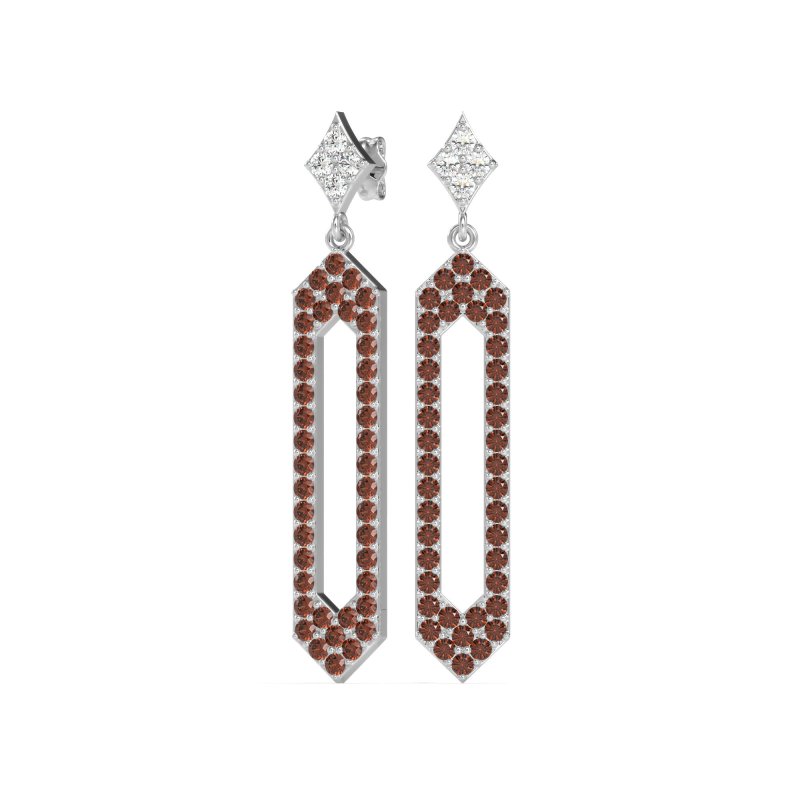 Paper Clip Dangling Drop Earrings