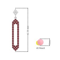 Paper Clip Dangling Drop Earrings