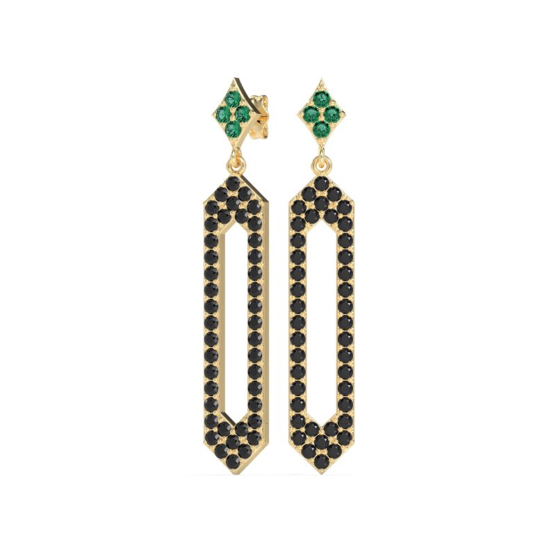Paper Clip Dangling Drop Earrings