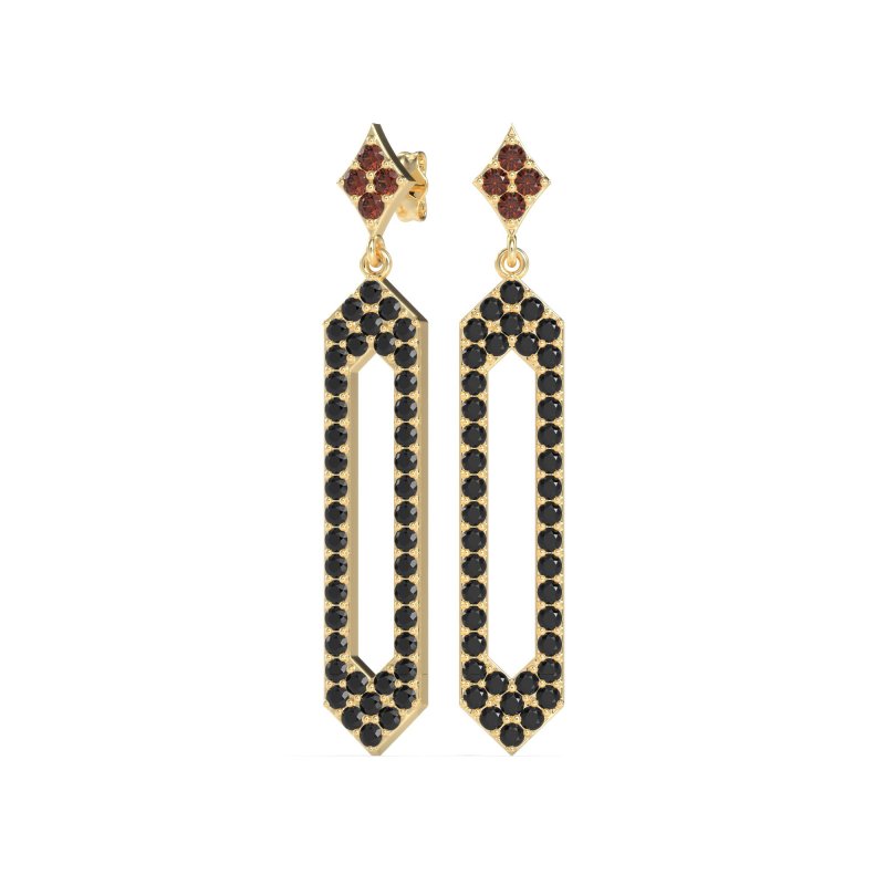 Paper Clip Dangling Drop Earrings