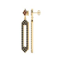 Paper Clip Dangling Drop Earrings