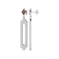 Paper Clip Dangling Drop Earrings