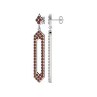 Paper Clip Dangling Drop Earrings