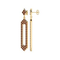 Paper Clip Dangling Drop Earrings
