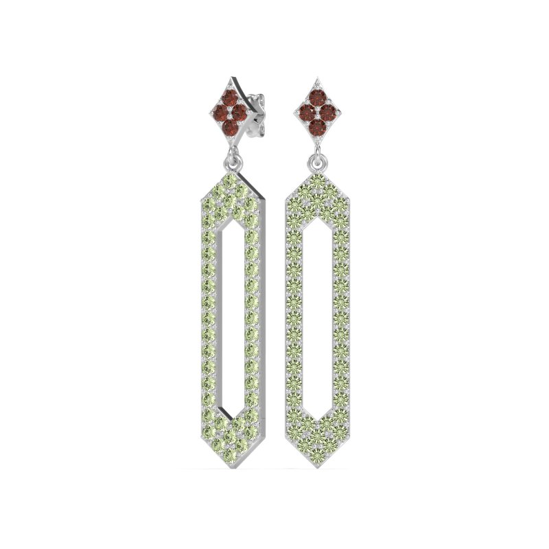 Paper Clip Dangling Drop Earrings