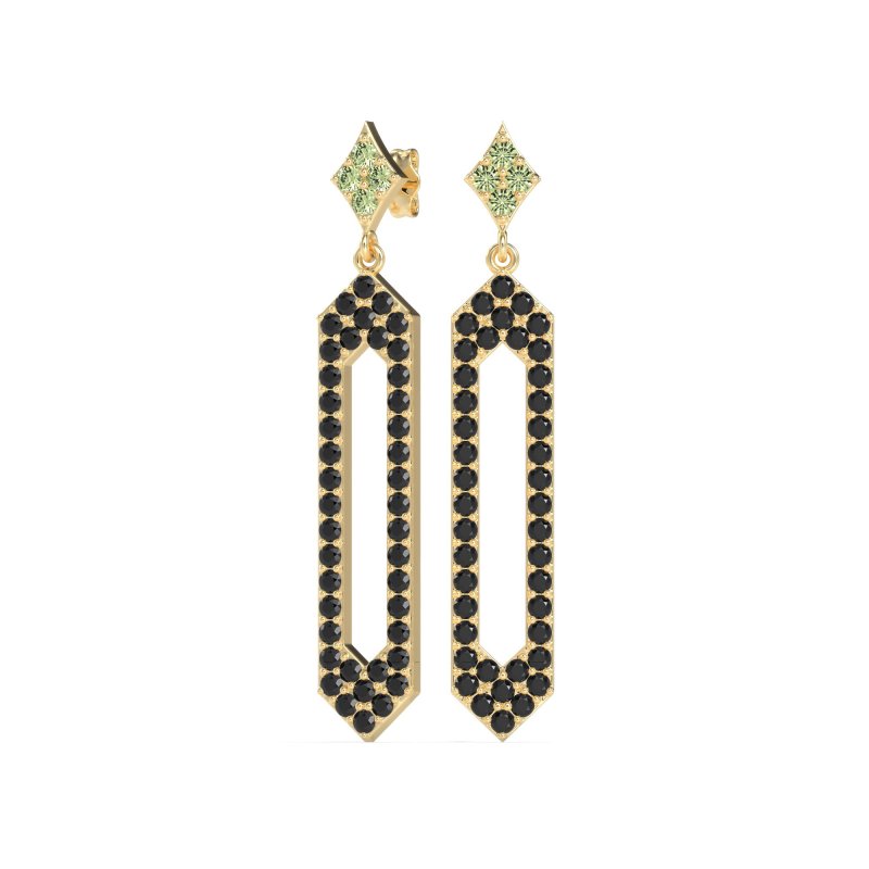 Paper Clip Dangling Drop Earrings