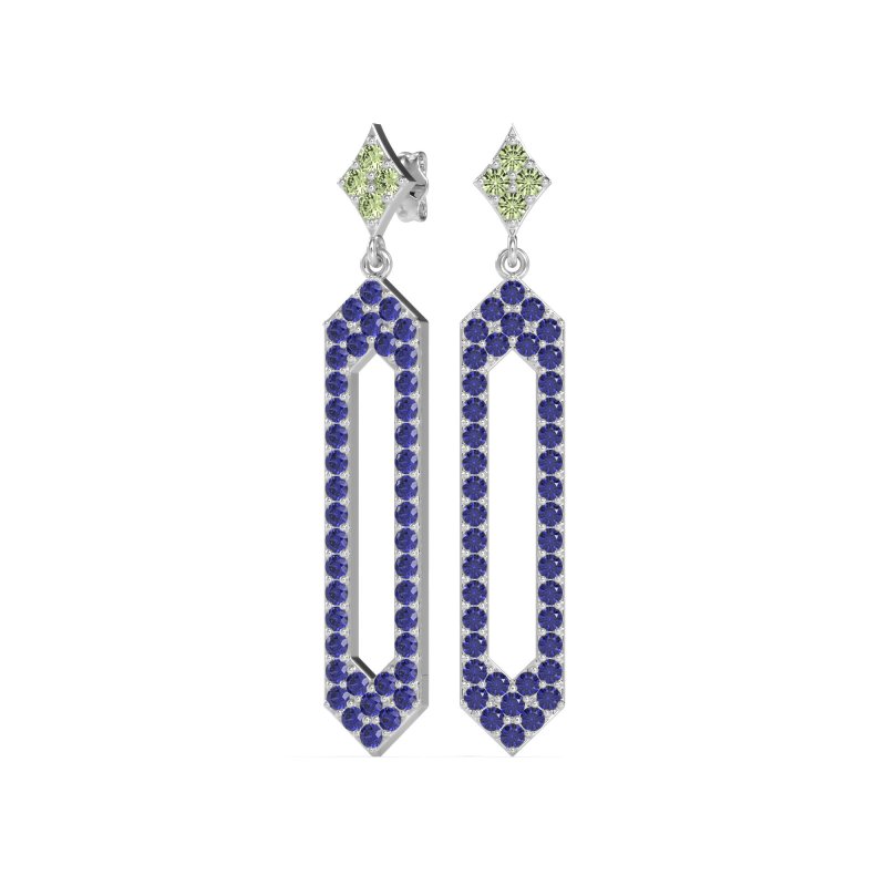 Paper Clip Dangling Drop Earrings