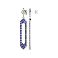 Paper Clip Dangling Drop Earrings