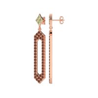 Paper Clip Dangling Drop Earrings