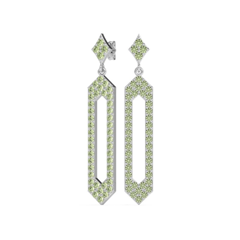 Paper Clip Dangling Drop Earrings