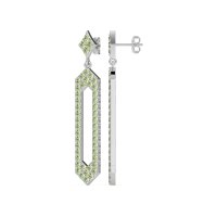 Paper Clip Dangling Drop Earrings