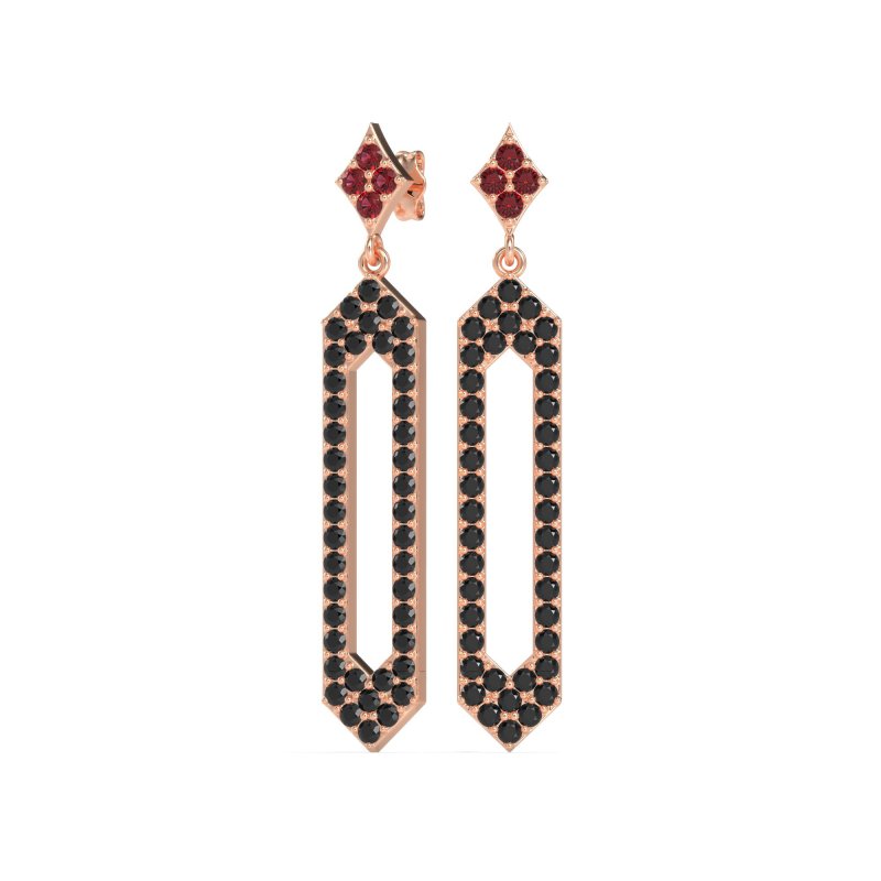 Paper Clip Dangling Drop Earrings
