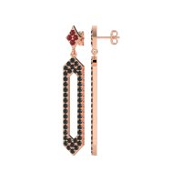 Paper Clip Dangling Drop Earrings