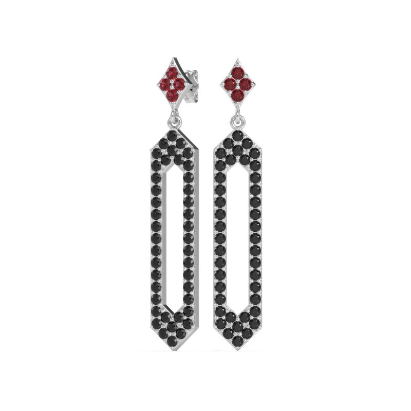 Paper Clip Dangling Drop Earrings