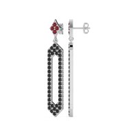 Paper Clip Dangling Drop Earrings