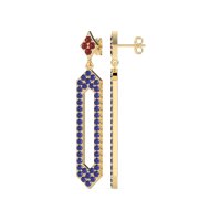 Paper Clip Dangling Drop Earrings