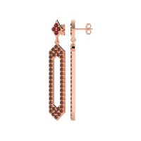 Paper Clip Dangling Drop Earrings