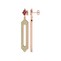 Paper Clip Dangling Drop Earrings