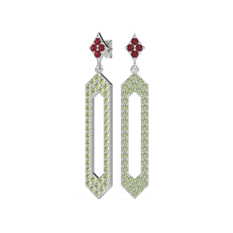 Paper Clip Dangling Drop Earrings