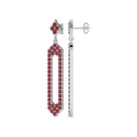 Paper Clip Dangling Drop Earrings