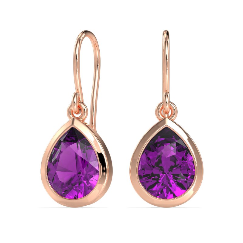 Pear Shape Drop Earrings